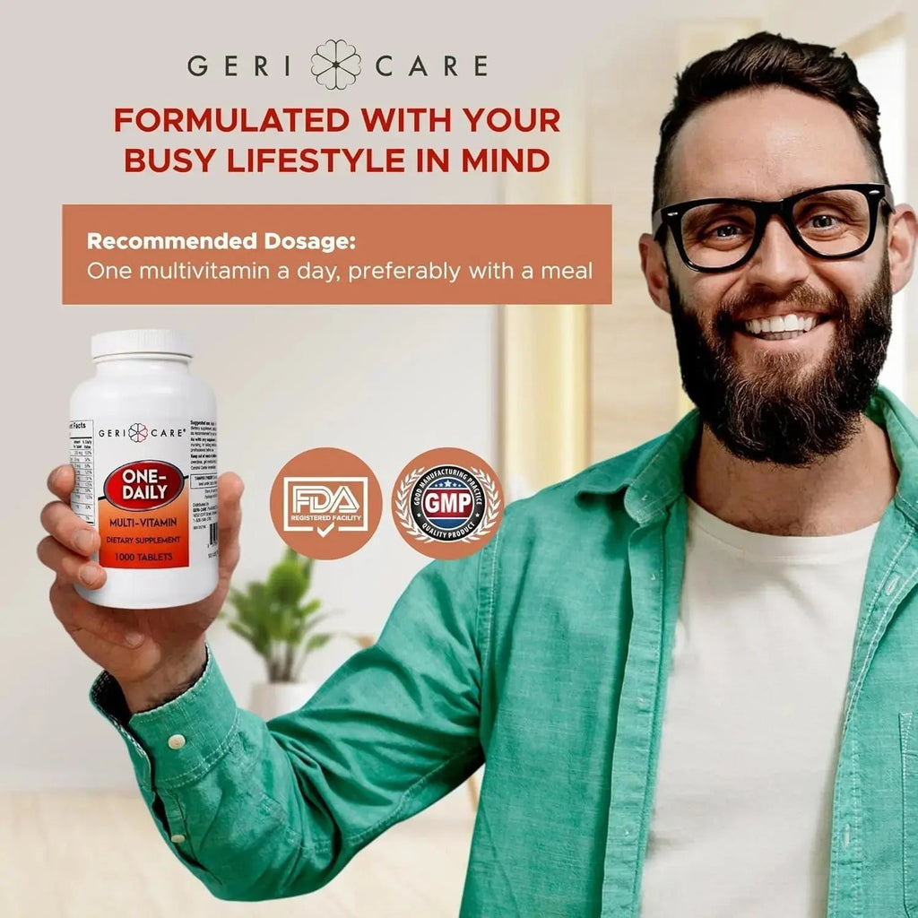 GeriCare Multivitamin Supplement Tablets, (Bottle of 1000) GeriCare Au supplements