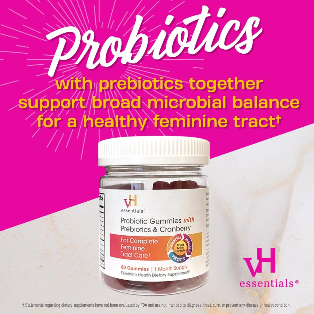 vH essentials Probiotic Gummies with Prebiotics & Cranberry, Concentrated Extract vH essentials Au supplements