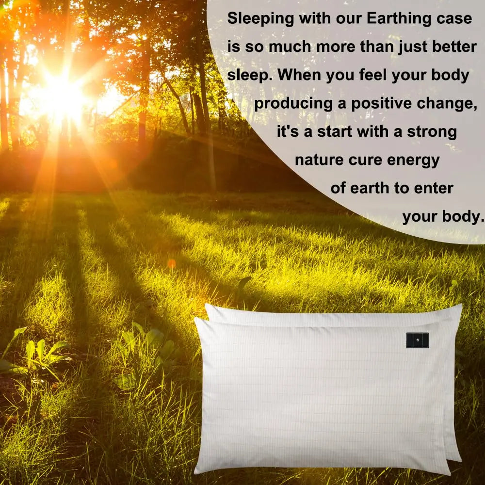 ibowee Grounding Piowcase 2 Pack, Conductive Pillowcase with US Cord for Natural Wellness ibowee Au supplements