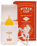 Pixie Menstrual Cup Sterilizer Cleaner Machine - The Only Hinged Lid Steamer & Drying Stand Pixie Cup Au supplements