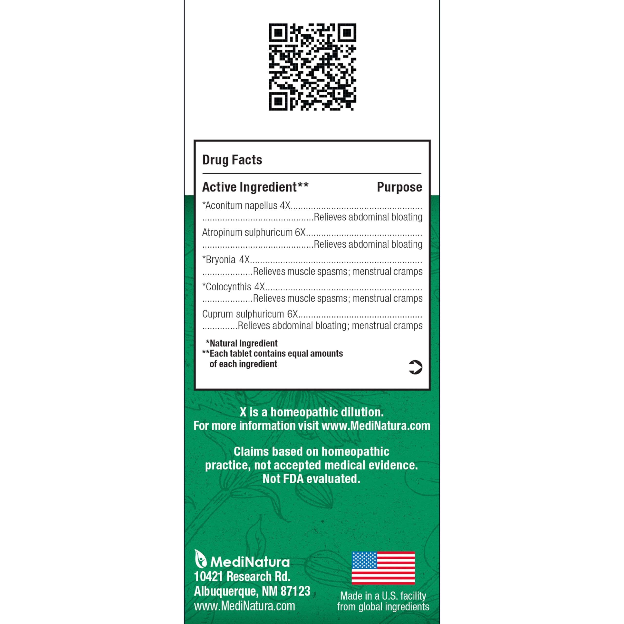MediNatura BHI Spasm/Cramp Relief - Muscle Spasm Tablets for Full-Body Cramp Support - Menstrual Support - Non-Drowsy - Quick-Dissolve - Non-Addictive - Natural Ingredients - 100 Count MediNatura Au supplements