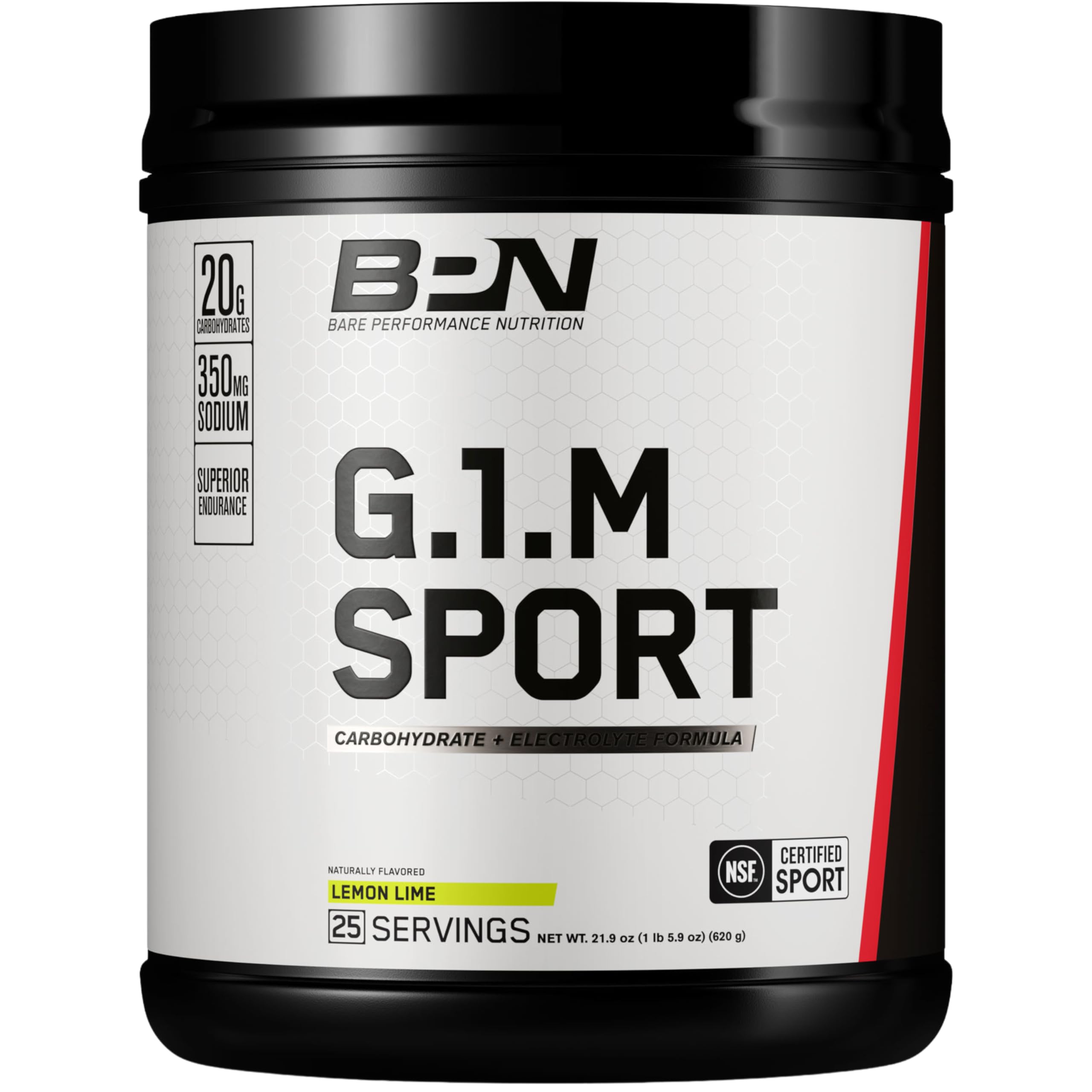 BARE PERFORMANCE NUTRITION, BPN G.1.M Go One More Sport, Endurance Training Fuel, Superior Carbohydrate & Electrolytes Powder Formula, Reduce Fatigue, Lemon Lime, 25 Servings BARE PERFORMANCE NUTRITION Au supplements
