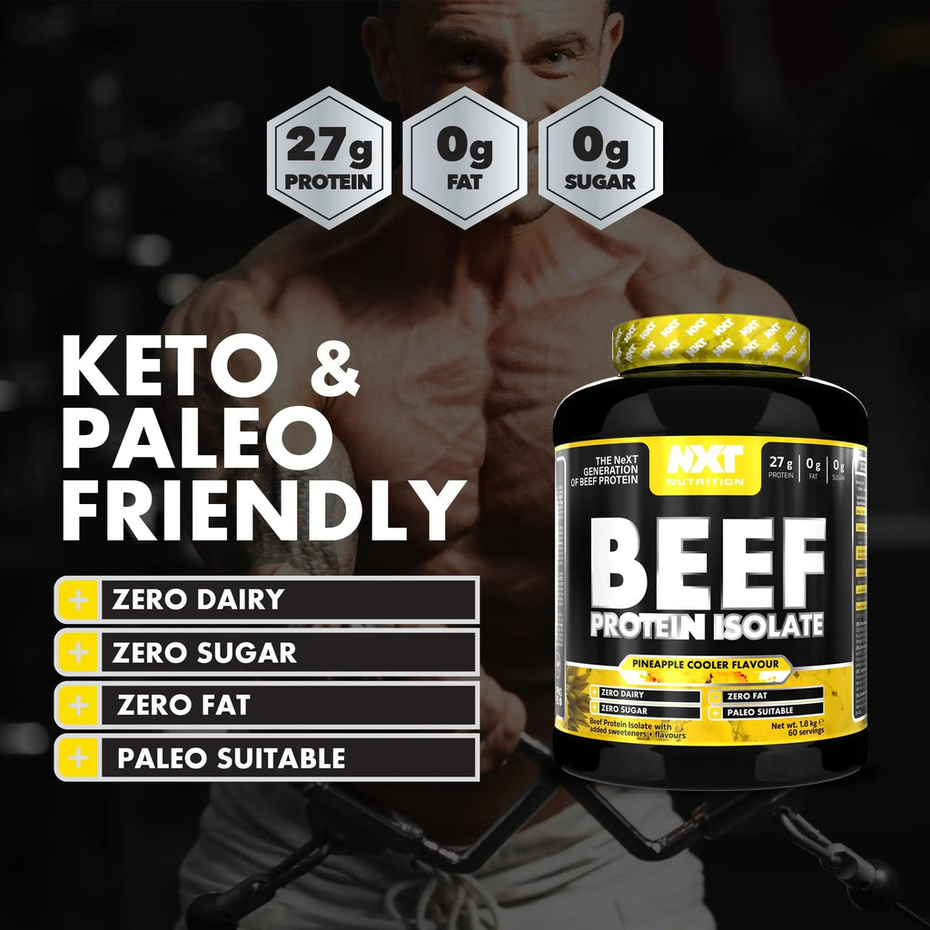 NXT Nutrition Beef Protein Isolate Powder - Protein Powder High in Natural Amino Acids NXT Nutrition Au supplements