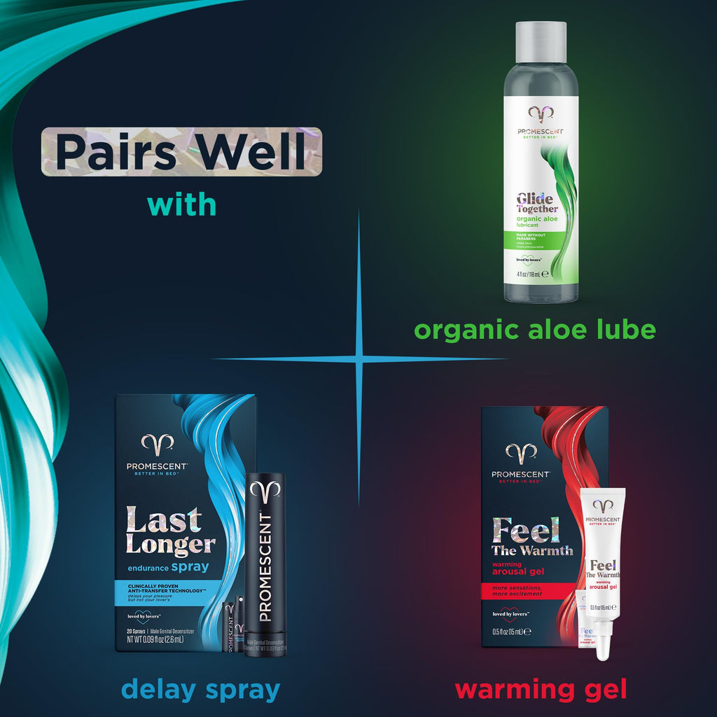 Promescent After Sex Clean Up Wipes Individually Wrapped Made with Aloe Vera, Gentle pH Balanced Formula Sex Wipes for Men, Women & Couples (40 Count) Promescent Au supplements