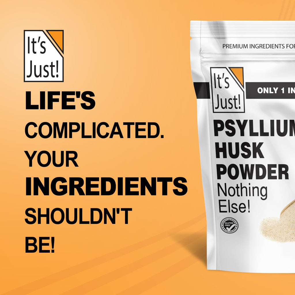 It's Just! - Psyllium Husk Powder, Easy Mixing Dietary Fiber, Cleanse Your Digestive System