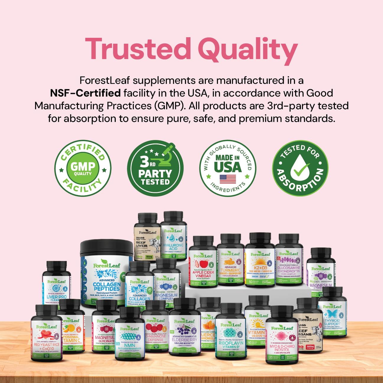 Myo-Inositol & D-Chiro Inositol Supplement for Women's Health | Fertility Supplements Women | Inositol 40:1 Ratio Support Ovarian Function & Healthy Hormone Balance Women | 2050mg | 120 Powder Caps ForestLeaf Au supplements