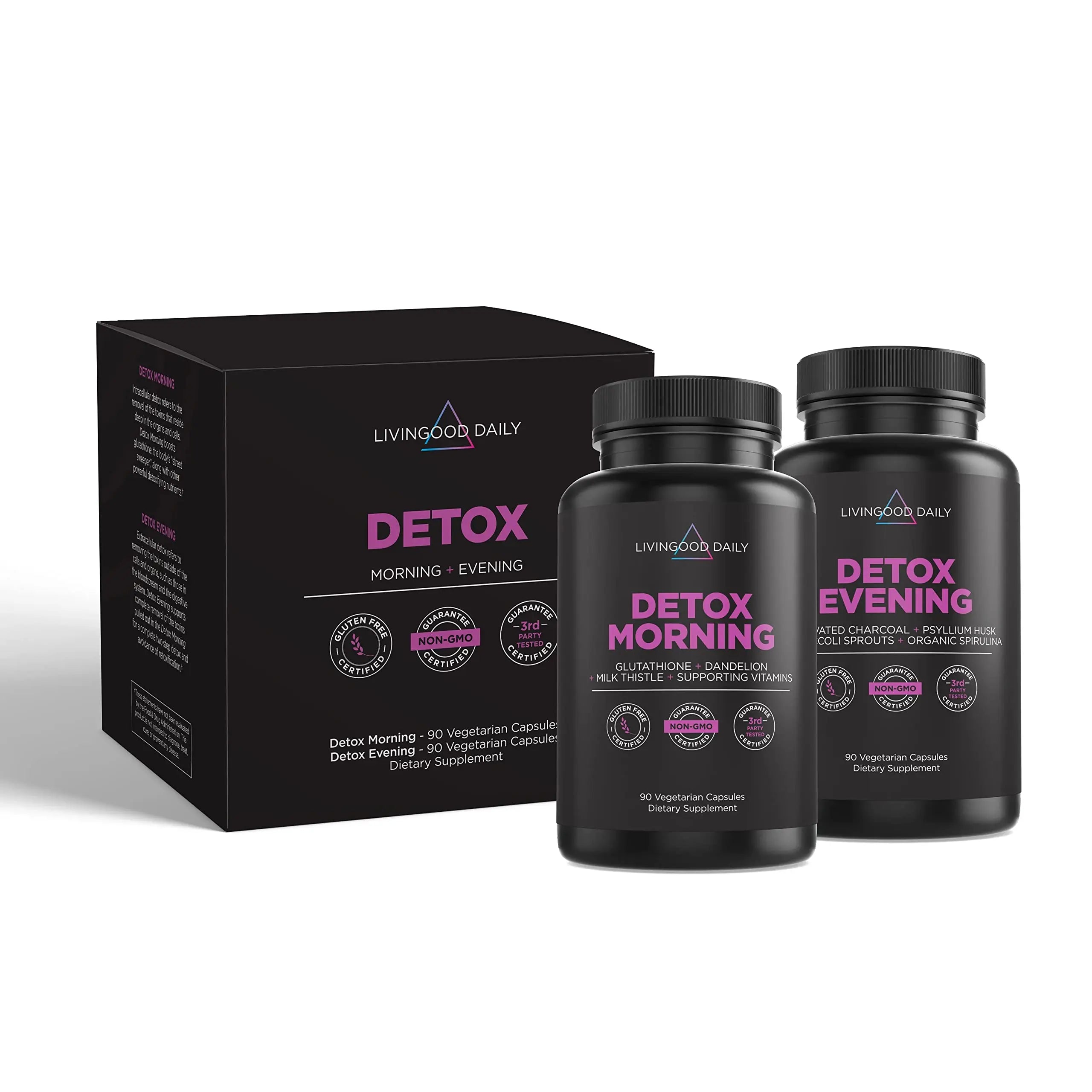 Livingood Daily Detox Pills - Full Body Detox Cleanse for Women & Men with Milk Thistle Livingood Daily Au supplements