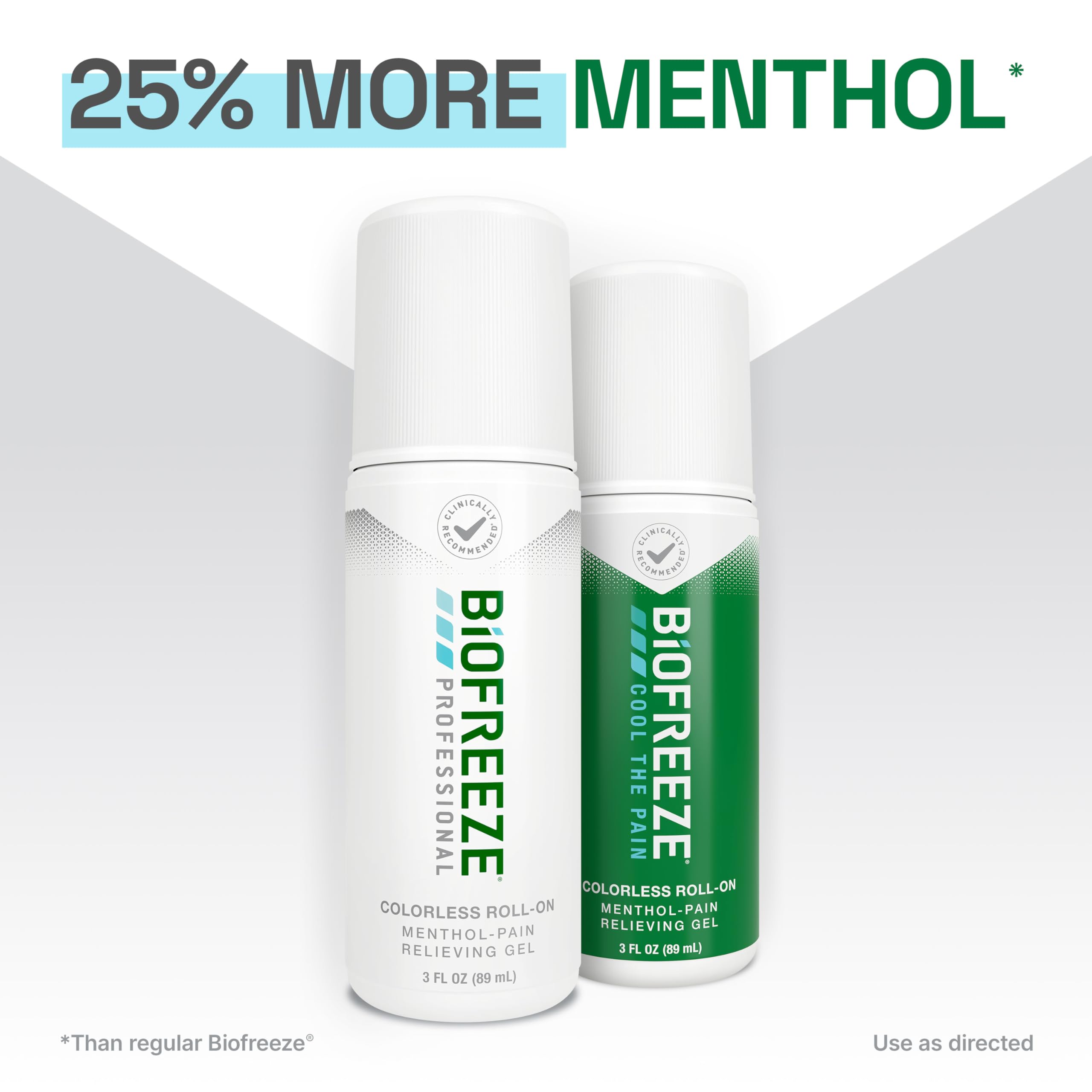 Biofreeze Professional Colorless Pain Relief Roll On, Knee & Simple Backache Relief, Arthritis Pain Reliever, Neck Pain Relief, Cooling Joint Pain Relief, Roll-On Menthol Gel 3 Fl Oz Biofreeze Au supplements