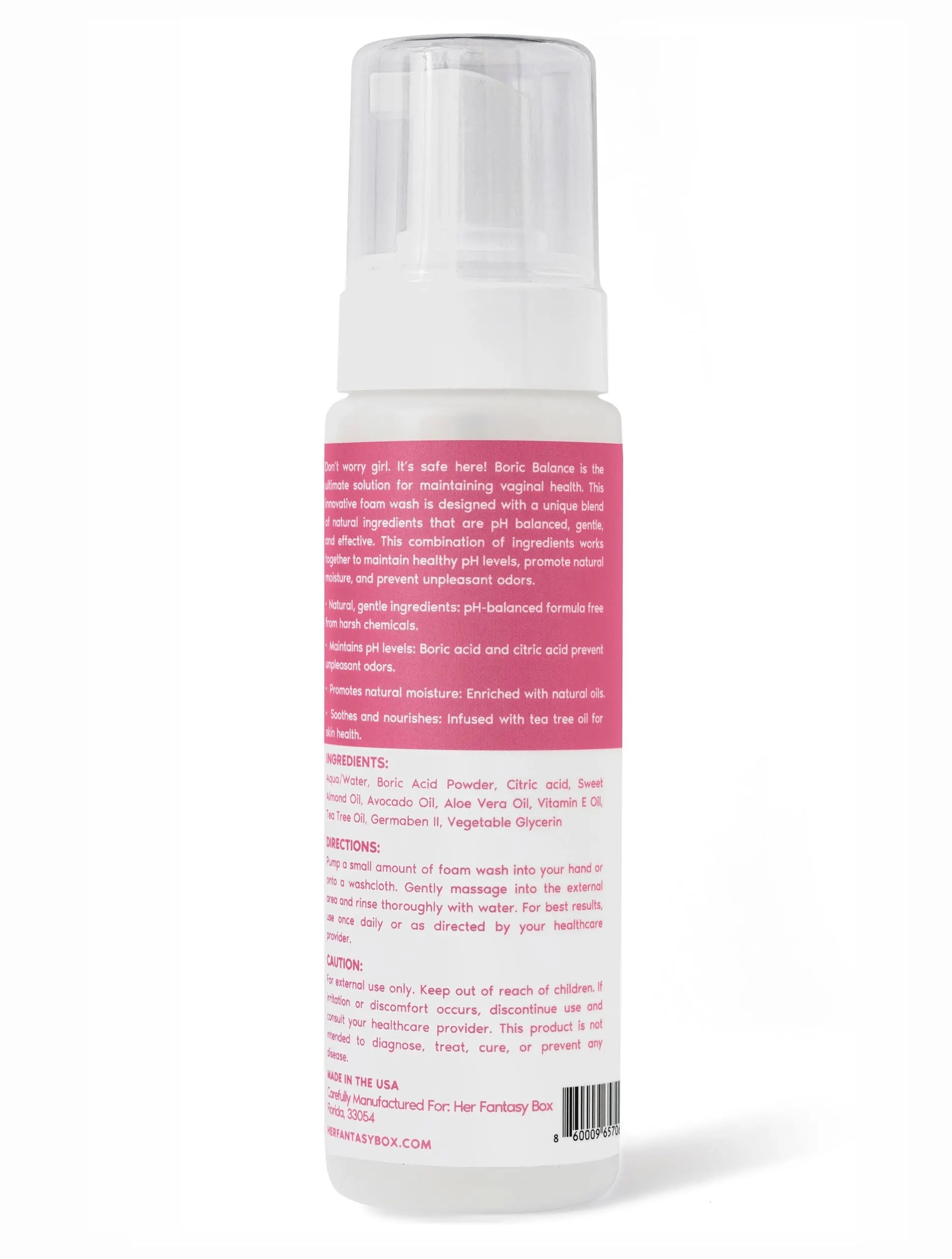 Her Fantasy Box | Boric Balance Sensitive Feminine Wash Her Fantasy Box Au supplements