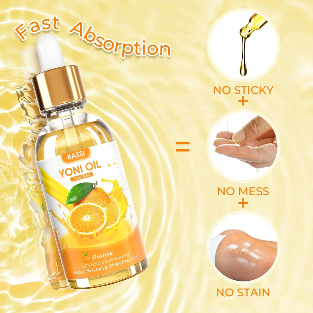 BASSI 2PCS Yoni Oil Organic Feminine Oil Vaginal Moisturizer - Ph Balance for Women - Feminine Deodorant BASSI Au supplements