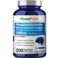 NusaPure Phosphatidylserine Memory Ultimate Complex 1000mg 200 Vegetarian Caps (Vegan, Non-GMO) NusaPure Au supplements