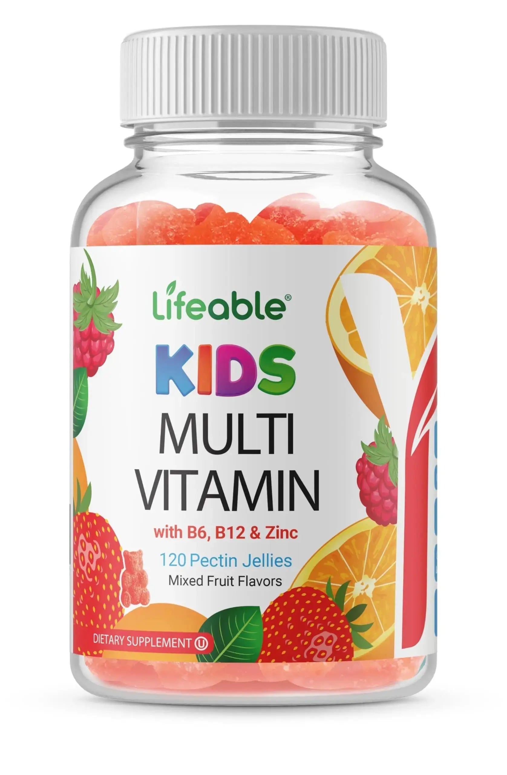 Doctors Finest Multivitamin Gummies for Kids - Vegetarian, GMO-Free & Gluten Free - Great Tasting Fruit Flavors Pectin Chews - 120 Jellies Doctors Orders Au supplements