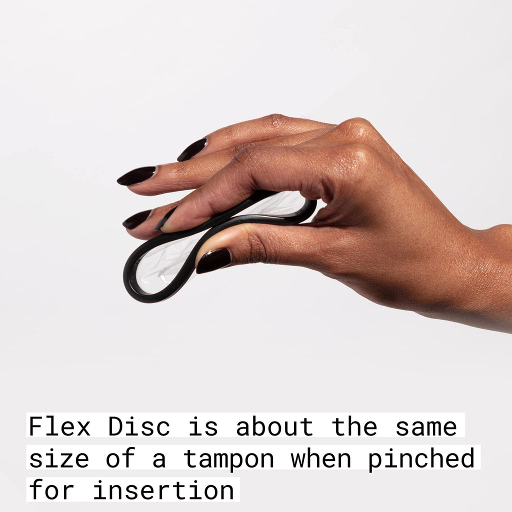 Flex Menstrual Discs | Disposable Period Discs | Reduce Cramps & Dryness | Beginner-Friendly Tampon Alternative | Capacity of 5 Super Tampons | Made in Canada | 12 Count FLEX Au supplements