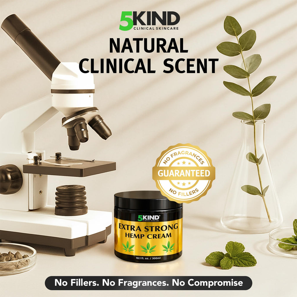 5kind Extra Strong Hemp Cream 10.1 fl oz - Maximum Strength - Natural Topical Cream - Muscle Rub for Lower Back, Joints, Neck, Knees, Shoulders 5kind clinical skincare Au supplements