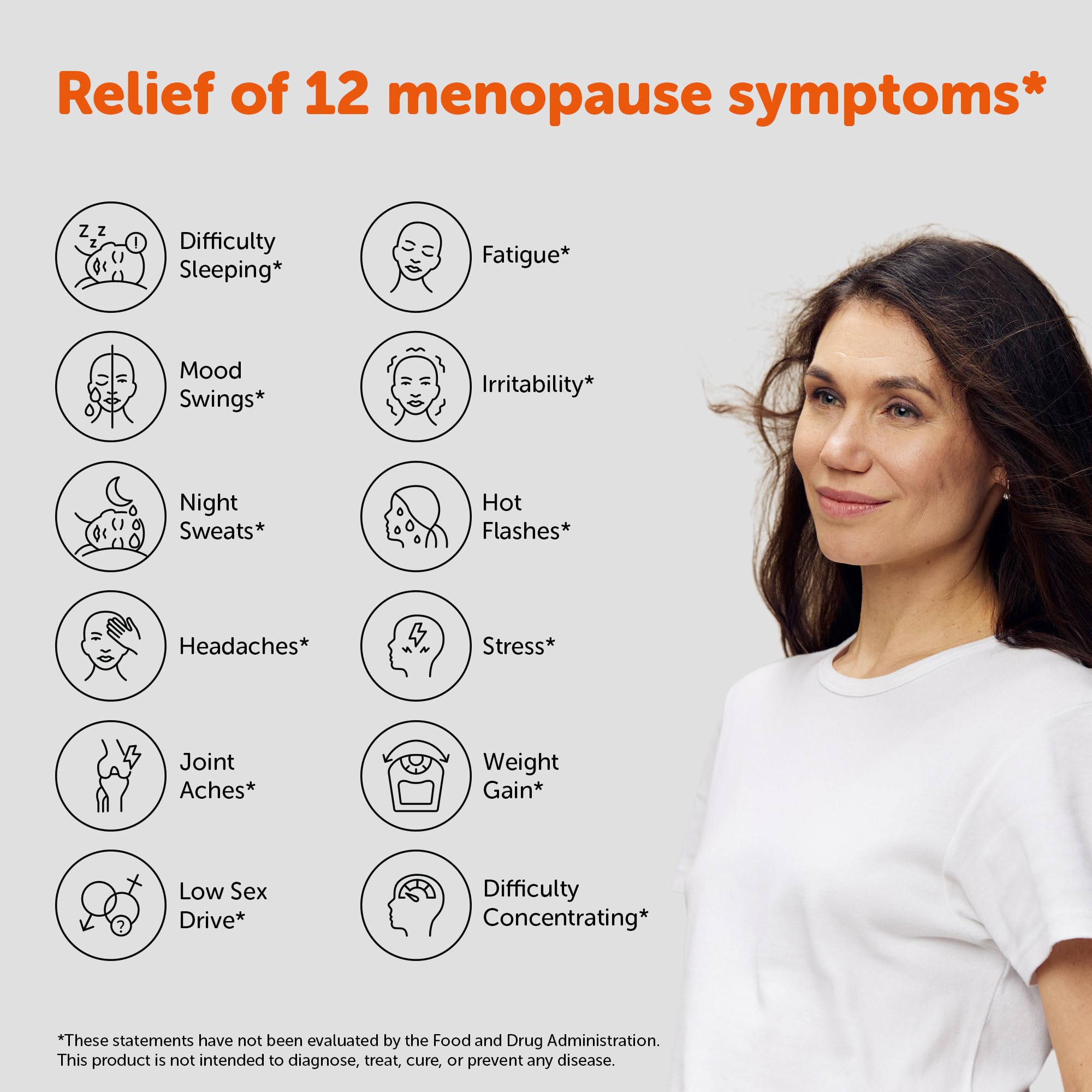 Amberen Menopause Supplement for Women, 60 Gummies, Clinically Proven, Helps Support Hormone Balance, Helps Relieve 12 Menopause Symptoms: Hot Flashes, Night Sweats, Mood Swings and More Amberen Au supplements