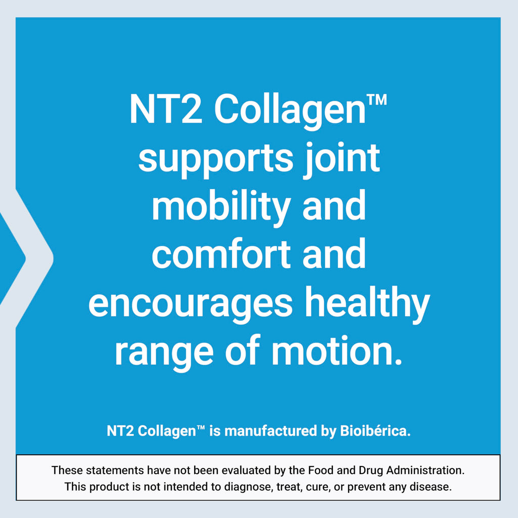 Life Extension NT2 Collagen™, Joint Health Supplement for Joint Comfort & Mobility, Gluten-Free, Non-GMO, 1 Daily, 60 Small Capsules Life Extension Au supplements
