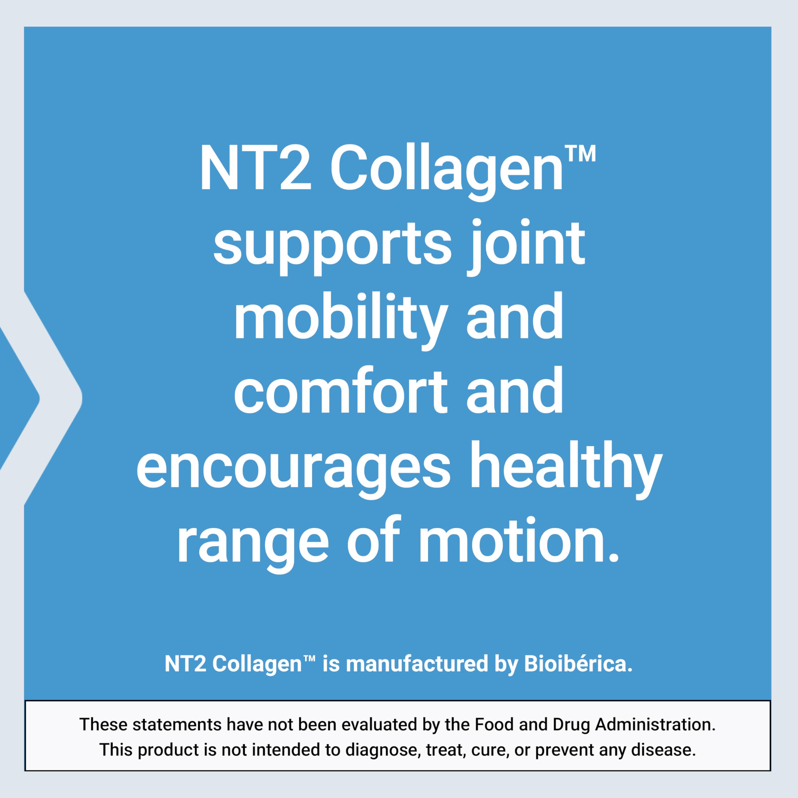 Life Extension NT2 Collagen™, Joint Health Supplement for Joint Comfort & Mobility, Gluten-Free, Non-GMO, 1 Daily, 60 Small Capsules Life Extension Au supplements