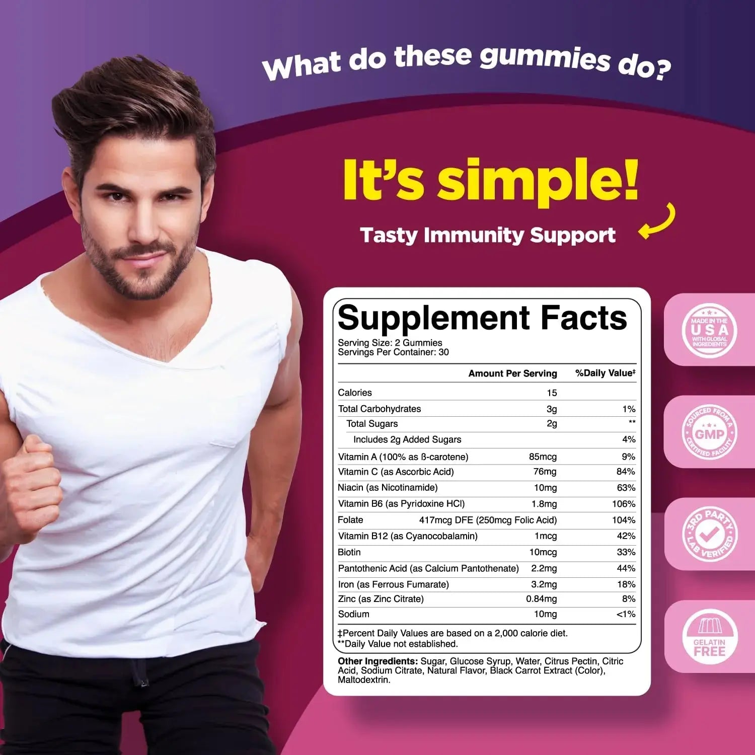 Natural Multivitamin Iron Gummies for Adults - Adult Gummy Vitamins with Iron and Energy Boost B Complex Vitamins Phytoral Au supplements