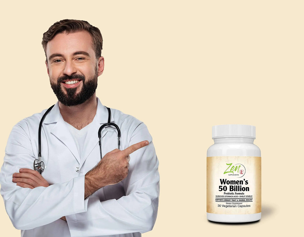 Zen Supplements - Womens 50 Billion Probiotic Formula - Supports Urinary and Vaginal Health Zen Supplements Au supplements