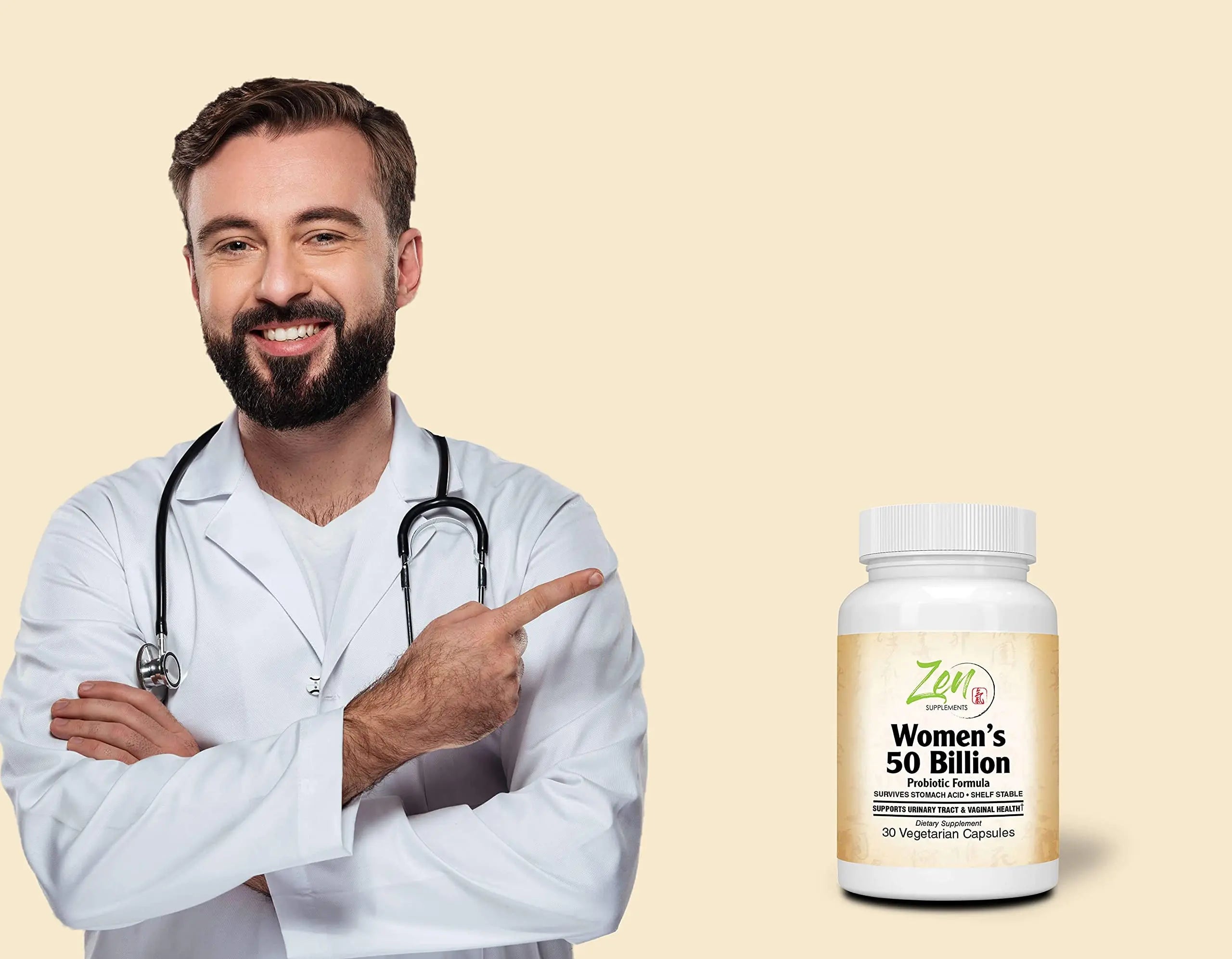 Zen Supplements - Womens 50 Billion Probiotic Formula - Supports Urinary and Vaginal Health Zen Supplements Au supplements