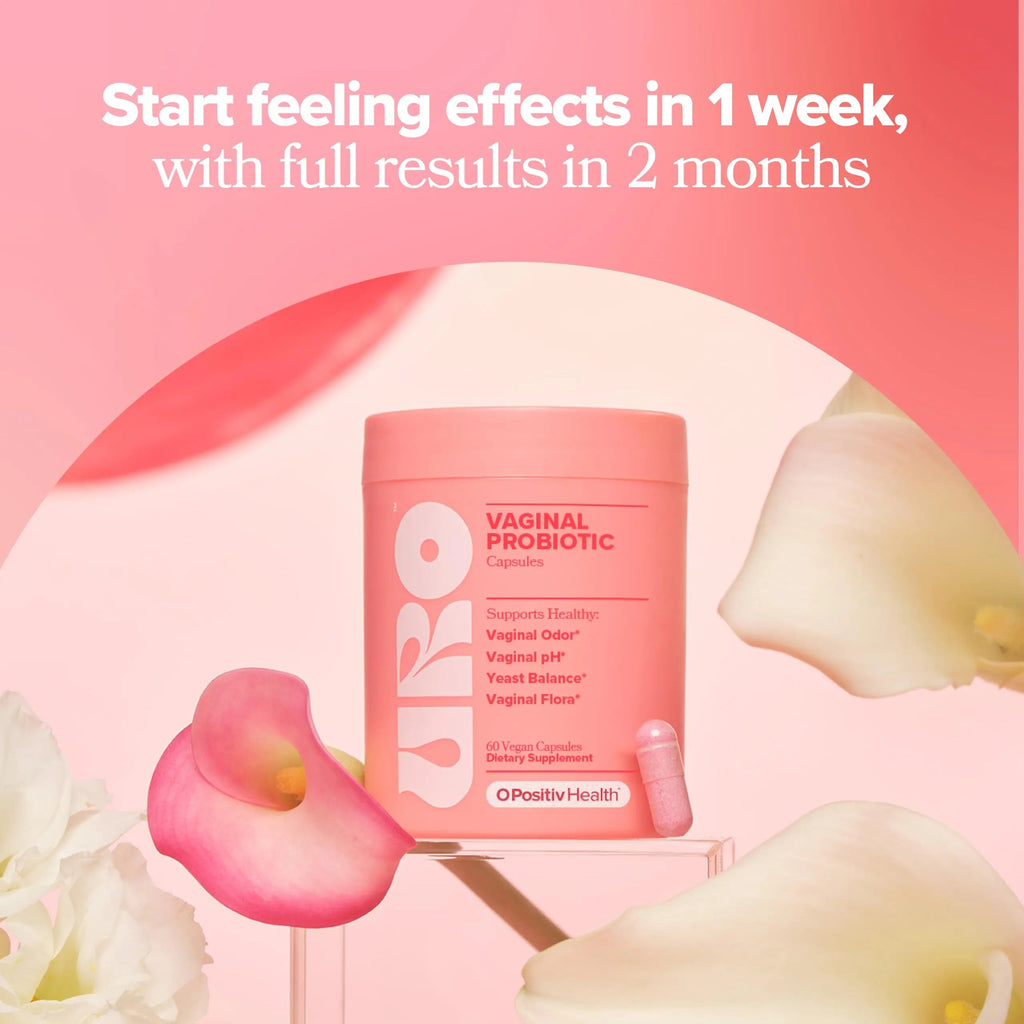 URO Vaginal Probiotics for Women pH Balance with Prebiotics & Lactobacillus Probiotic Blend O Positiv Au supplements
