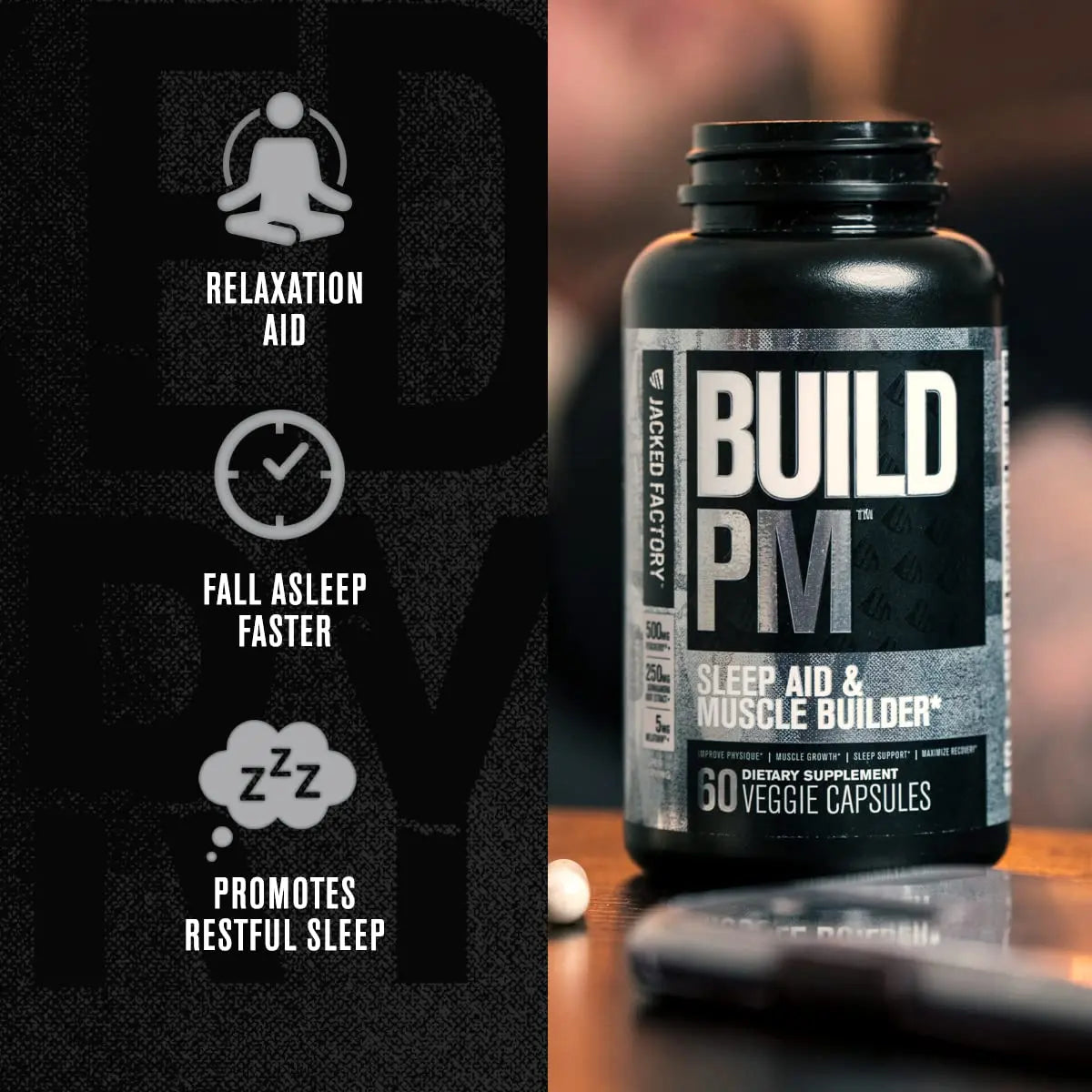 Jacked Factory AM & PM Muscle Building Stack - N.O. XT, Build XT, & Build PM Jacked Factory Au supplements