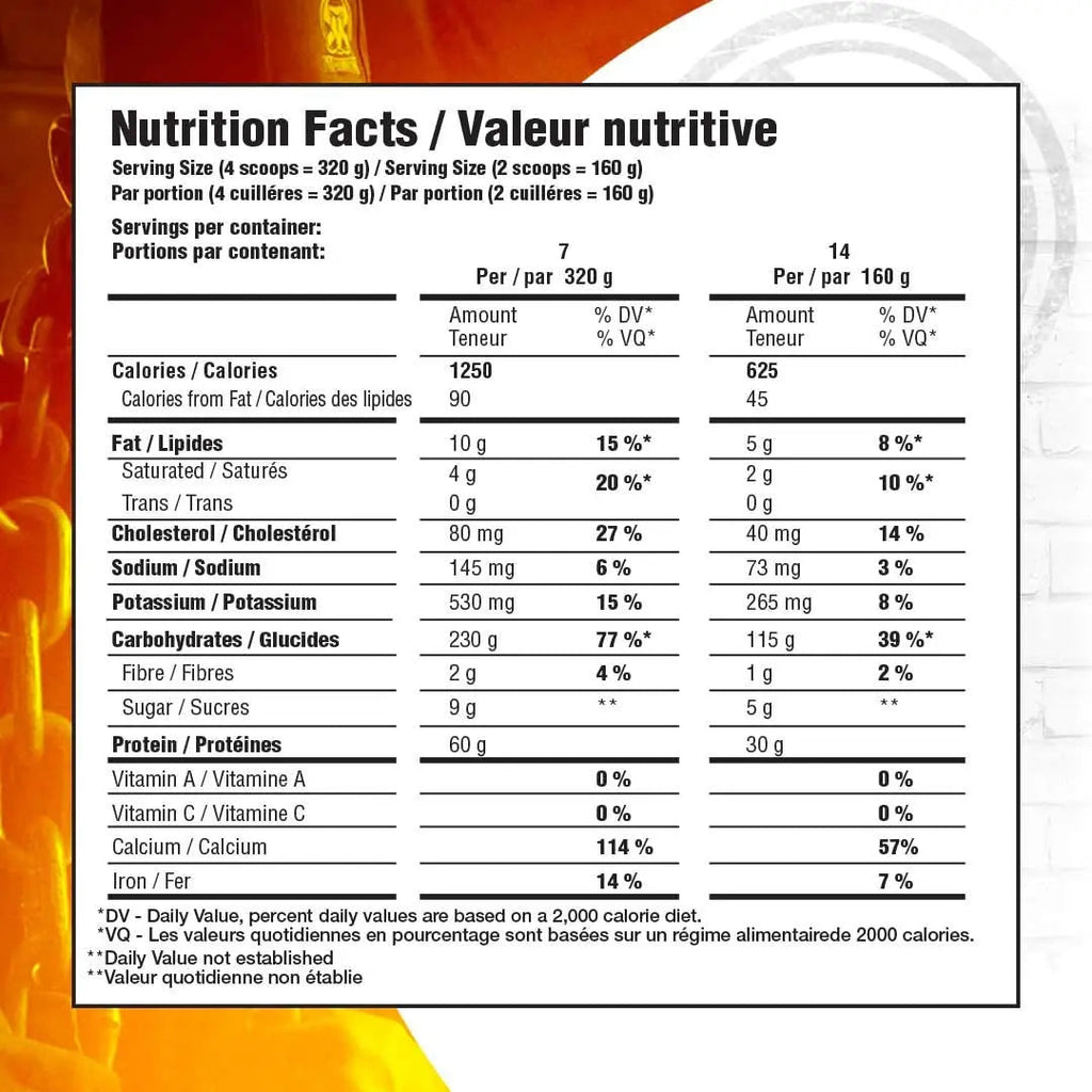 Inter-Active Nutrition Mammoth Mass Supplement, 2.27kg Strawberry Mammoth Au supplements