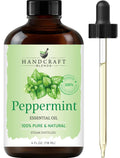 Handcraft Blends Peppermint Essential Oil - Huge 4 Fl Oz - 100% Pure and Natural - Premium Grade Handcraft Blends Au supplements