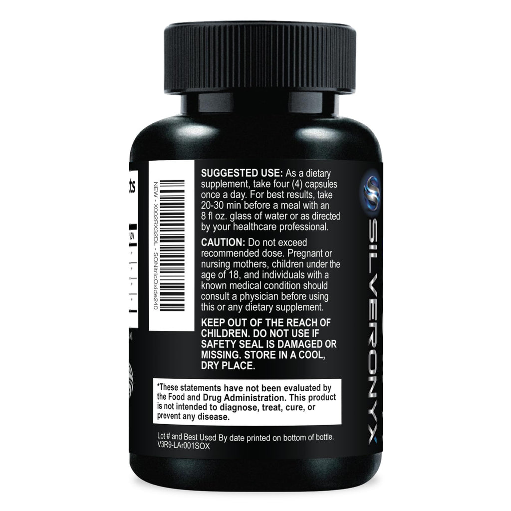 Extra Strength Nitric Oxide Booster - 3X Strength L-Arginine AKG & Citrulline Malate - Men & Women Premium Pre Workout Nitric Booster - Natural Energy & Muscle Support