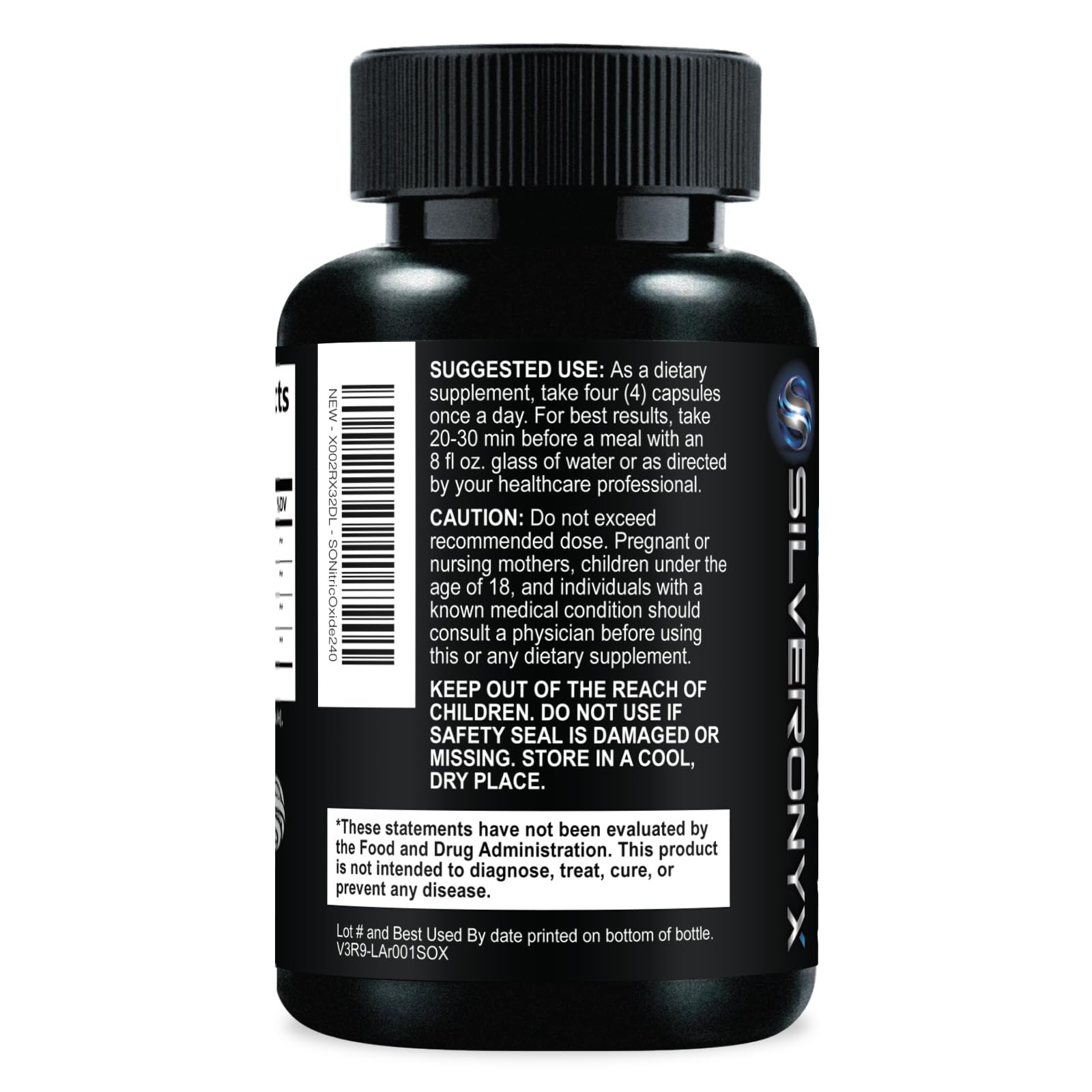 Extra Strength Nitric Oxide Booster - 3X Strength L-Arginine AKG & Citrulline Malate - Men & Women Premium Pre Workout Nitric Booster - Natural Energy & Muscle Support