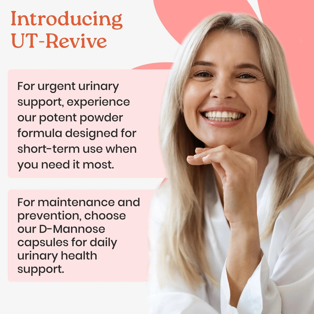 NewLife Naturals UT Revive with D Mannose Powder – UT Support for Urgency, Natural Urinary Tract Health for Women - with Cranberry, Blueberry & Botanicals – Short Term Potent Formula - 10 Servings NewLife Naturals Au supplements