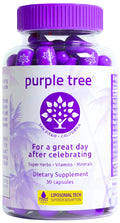 purple tree Post-Celebration Wellness Supplement for Liver Support & Hydration | Liposomal Dihydromyricetin (DHM), L-Glutathione, Milk Thistle