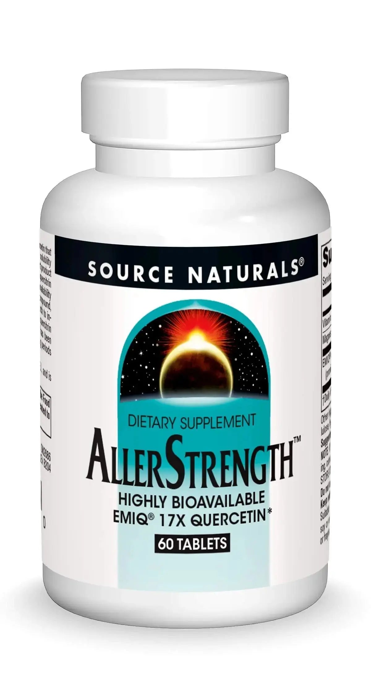 Source Naturals AllerStrength Fast-Acting Seasonal Immune Support - Highly Bioavailable Quercetin* - 60 Tablets Source Naturals Au supplements