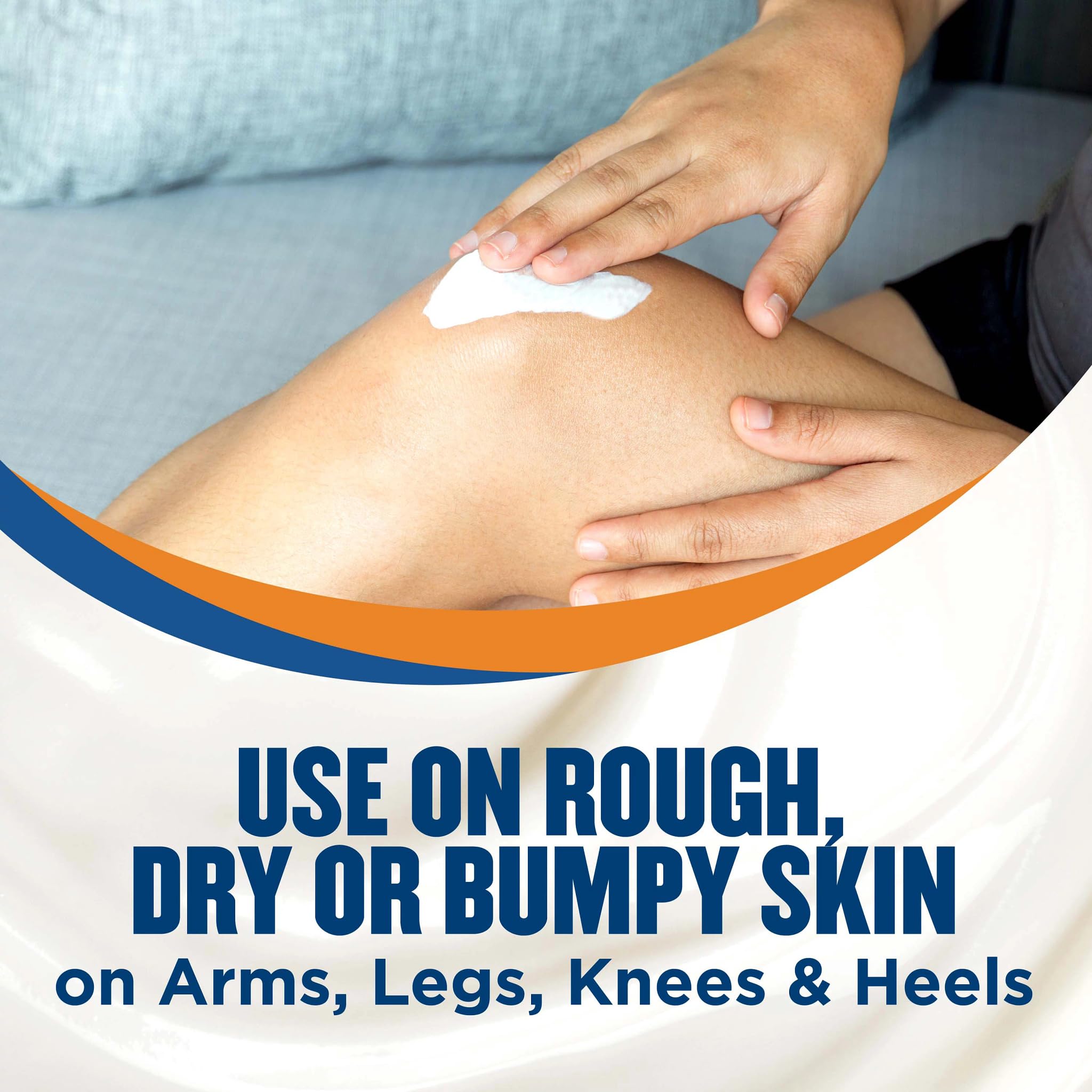 Gold Bond Rough & Bumpy Daily Skin Therapy Cream, 8 oz Cream With 7 Moisturizers & 3 Vitamins