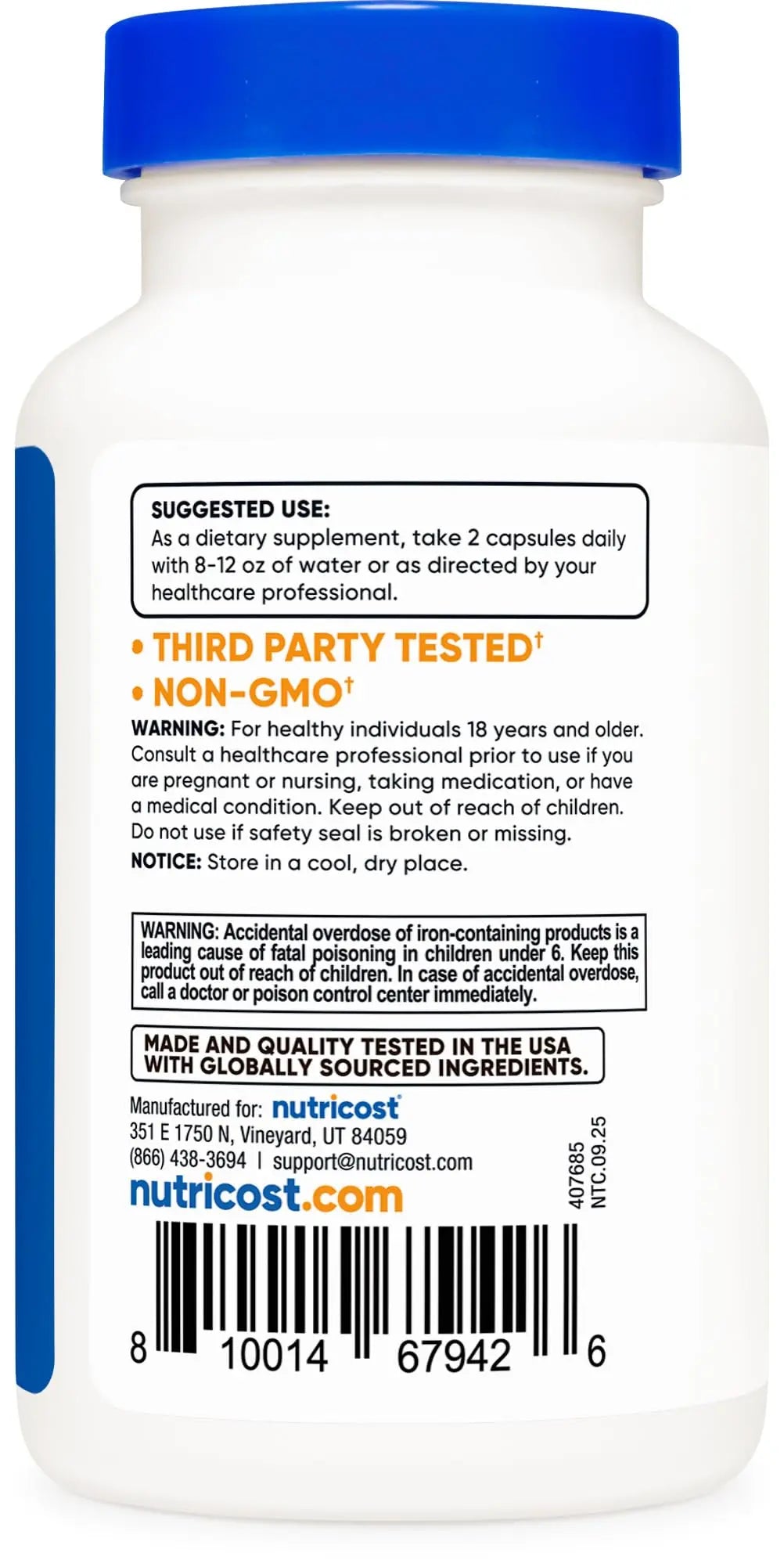 Nutricost Multivitamin with Probiotics 120 Vegetarian Capsules - Packed with Vitamins & Minerals Nutricost Au supplements