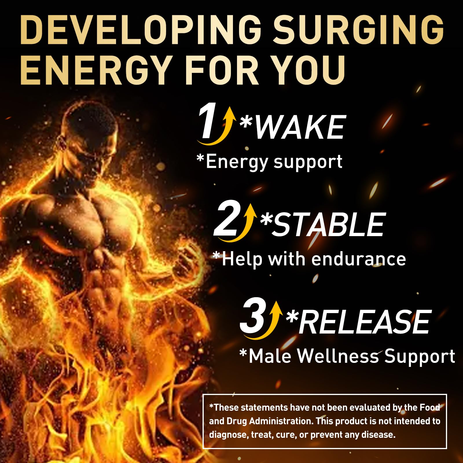 XKQ Men’s Vitality Support Supplement – Daily Energy & Performance Formula for Adult Men | Supports Circulation, Stamina & Confidence | Herbal & Amino Blend | 30 Tablets | 3rd Party Tested XKQ Au supplements