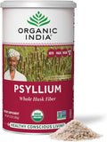 ORGANIC INDIA Psyllium Herbal Powder - Whole Husk Fiber, Vegan, Gluten-Free, USDA Certified Organic, Non-GM