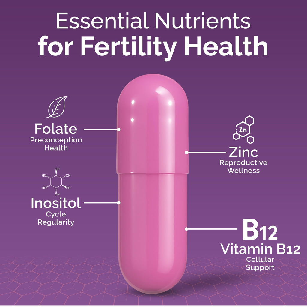 CONCEIVE PLUS Womens Fertility Support – Prenatal Multivitamin for Trying to Get Pregnant – Conception Blend, Hormonal Balance, Folate, Zinc, Thiamin, Riboflavin, Biotin – Non-GMO, Vegan – 30 Days CONCEIVE PLUS Au supplements