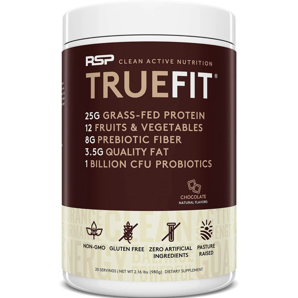 RSP NUTRITION TrueFit Protein Powder (Chocolate 2 LB) with AminoLean Pre Workout RSP NUTRITION Au supplements