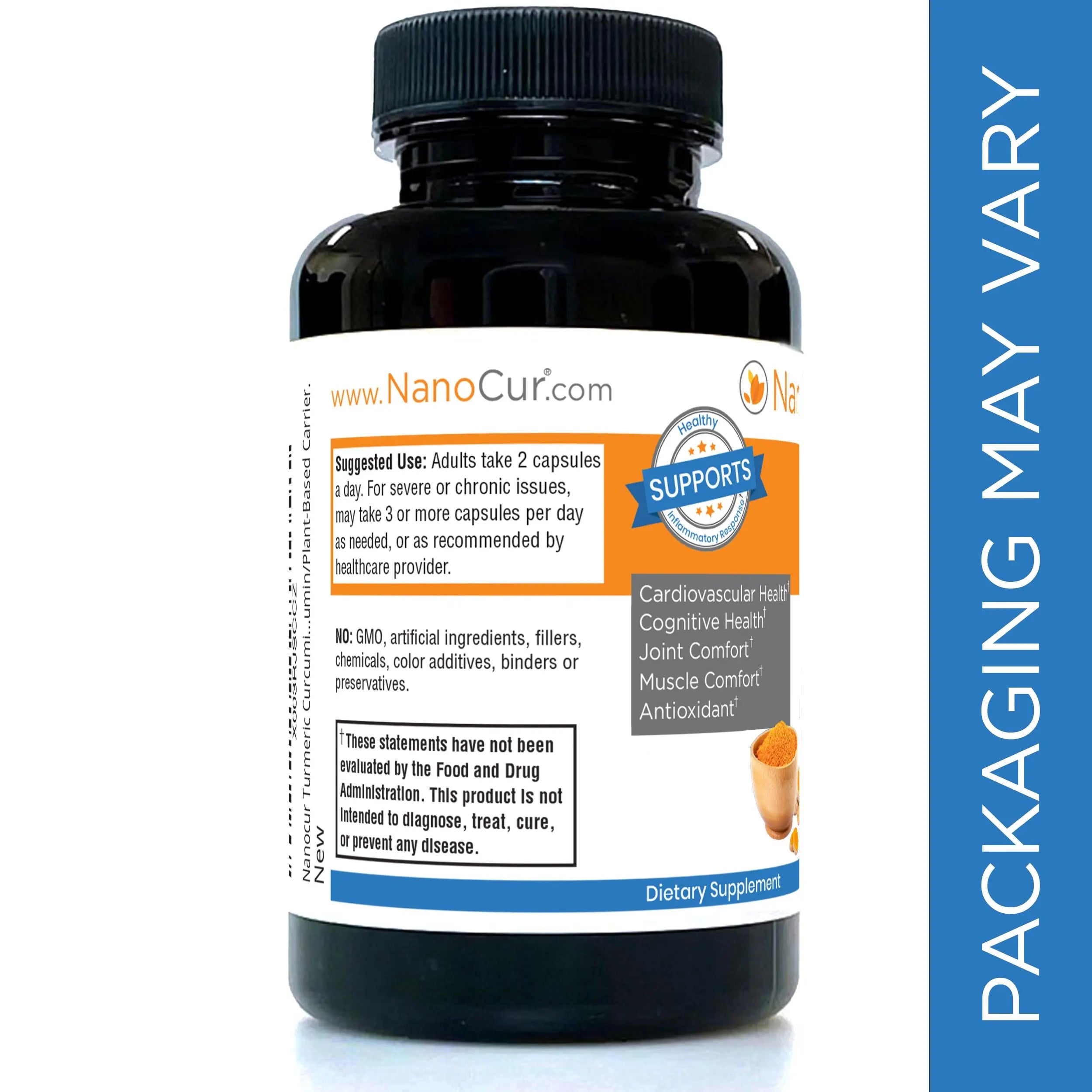 Nanocur Turmeric Curcumin - 100x More Active Than Turmeric, 170% More Active Than Nanocur Au supplements