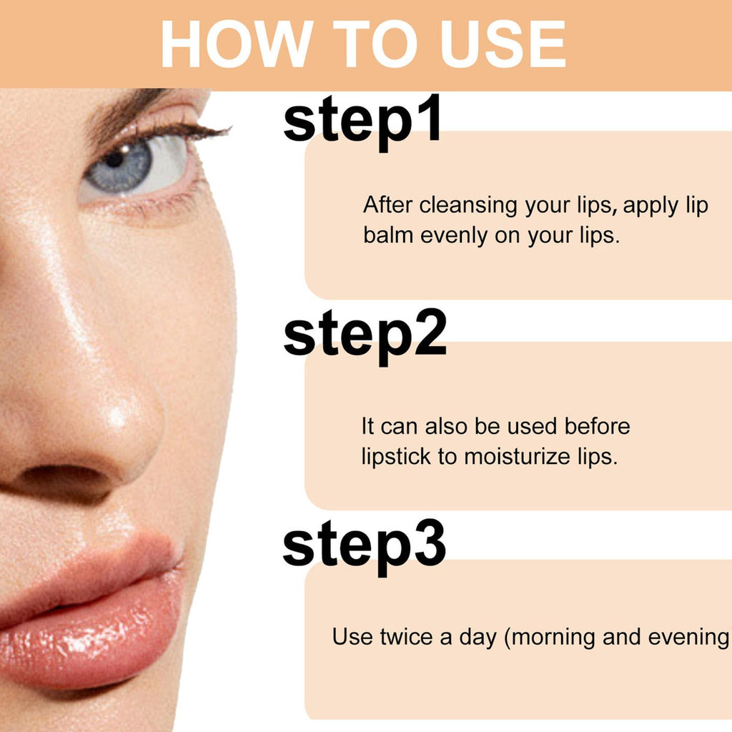 Turmeric Lip Balm for Smokers With Root Oil - Brightening for Dark Lips, Long-Lasting Moisturizer for Dry
