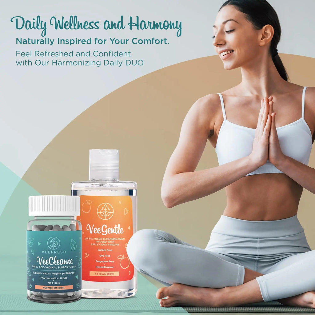 VeePower Lite - Vaginal Health Bundle - Control and Prevent Vaginal Odor - Includes VeeGentle VeeFresh Au supplements