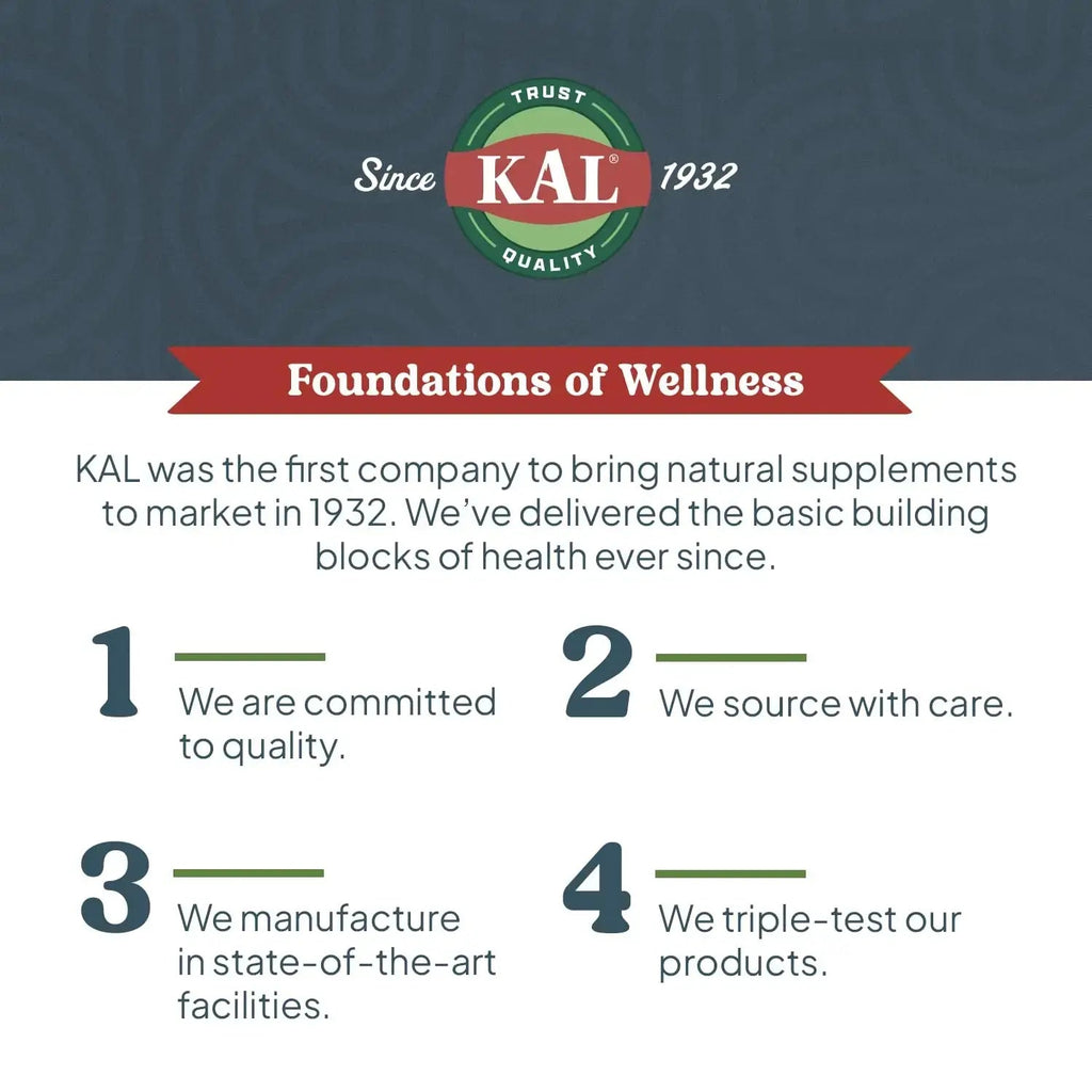 KAL GABA L-Theanine Stress B Lozenge, B Complex Vitamin Supplement, Healthy Relaxation, Mood & Focus Support KAL Au supplements