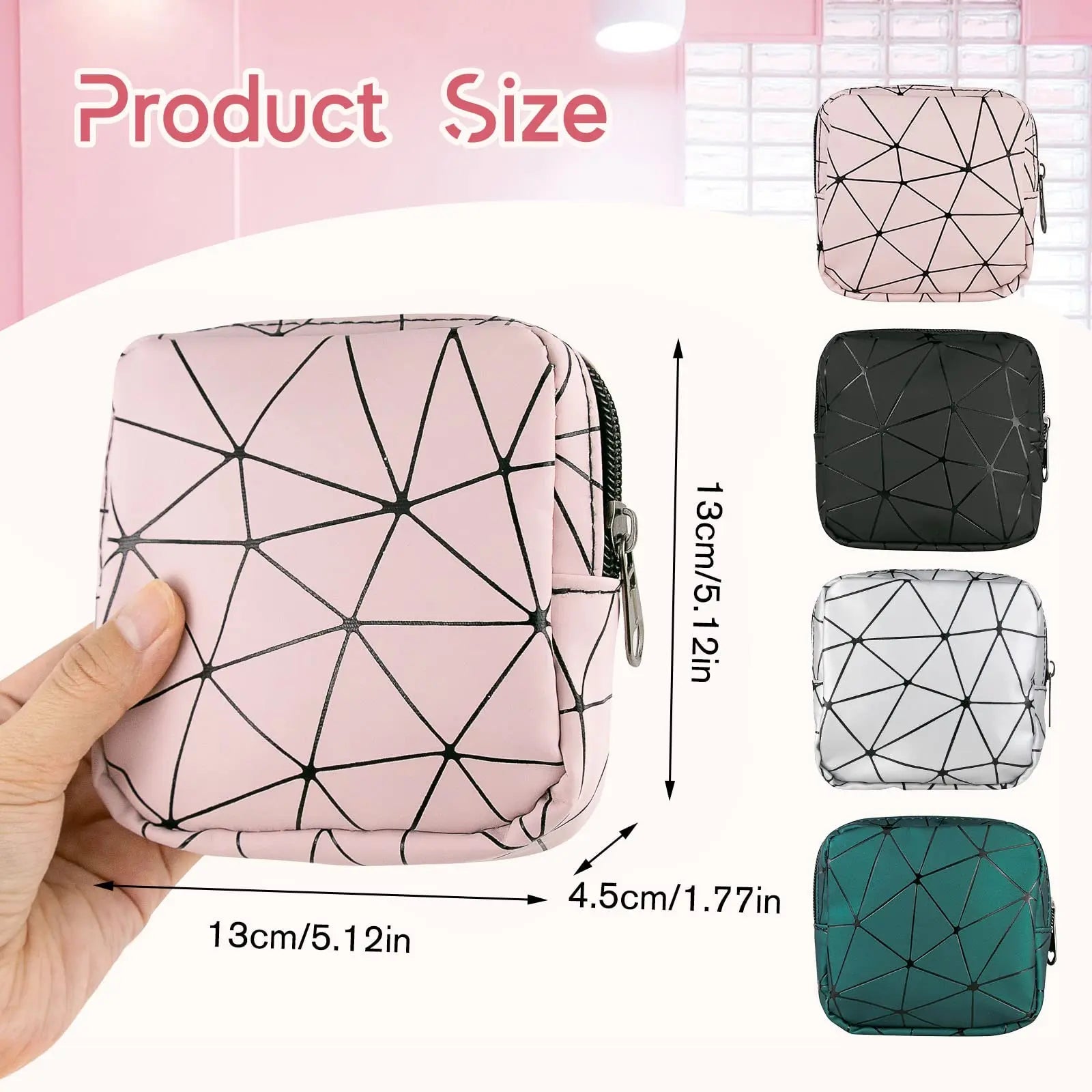 Sanitary Napkin Storage Bags 4PCS Menstrual Cup Pouches Nursing Pad Holder Tampon Bags Bisanzoya Au supplements