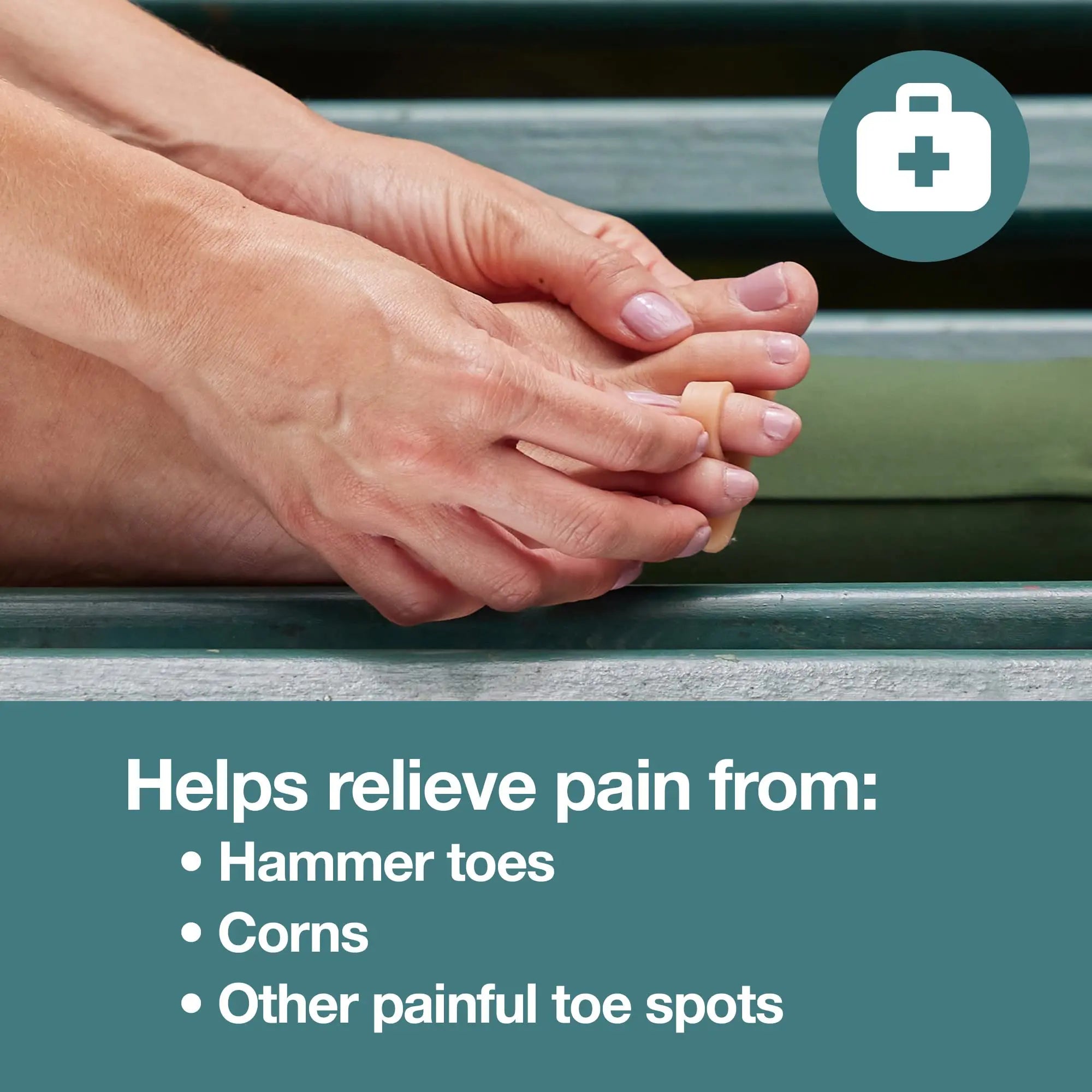 ZenToes Hammer Toe Straightener and Corrector 4 Pack Crests Relieve Foot ZenToes Au supplements