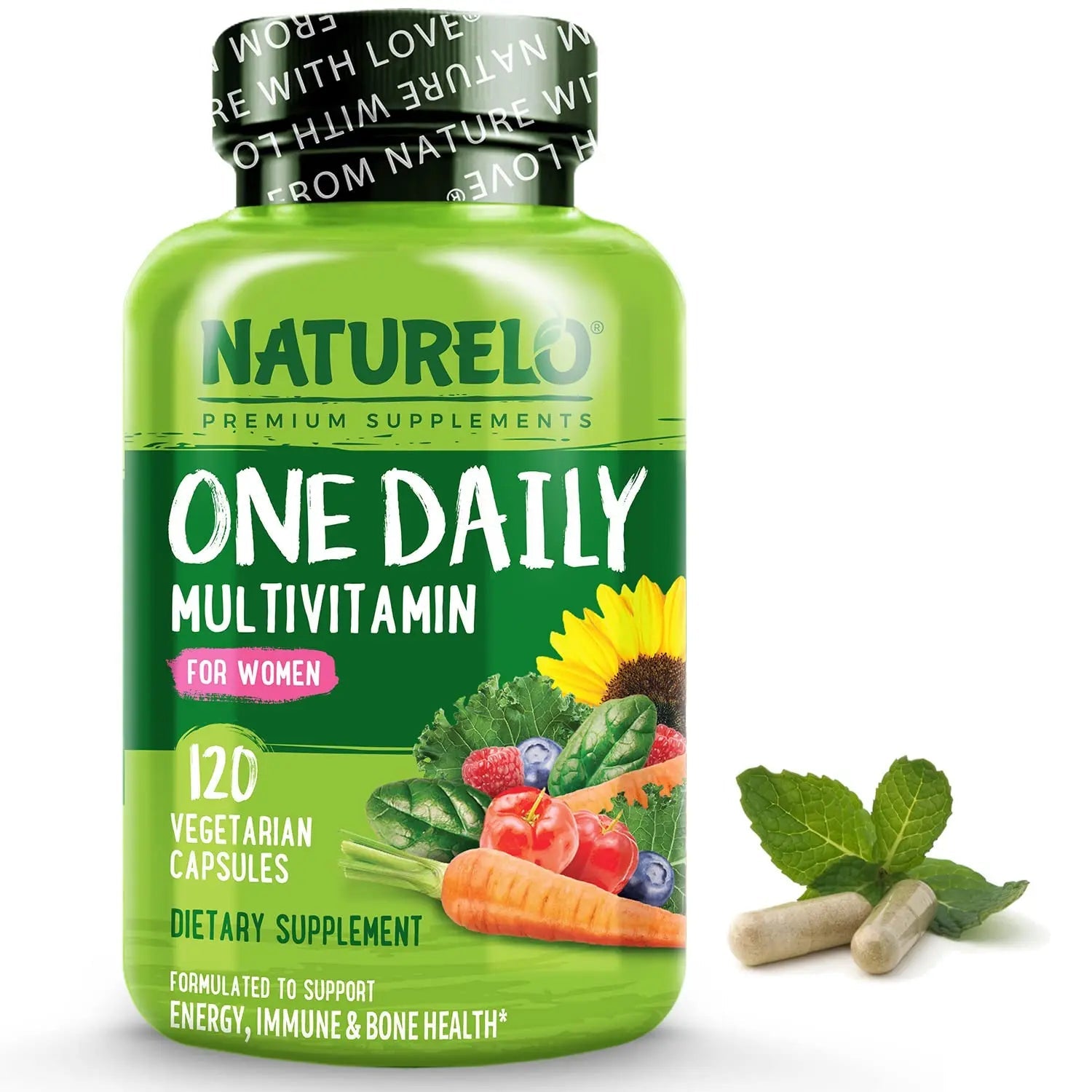 NATURELO One Daily Multivitamin for Women - Energy Support - Whole Food Supplement NATURELO Au supplements