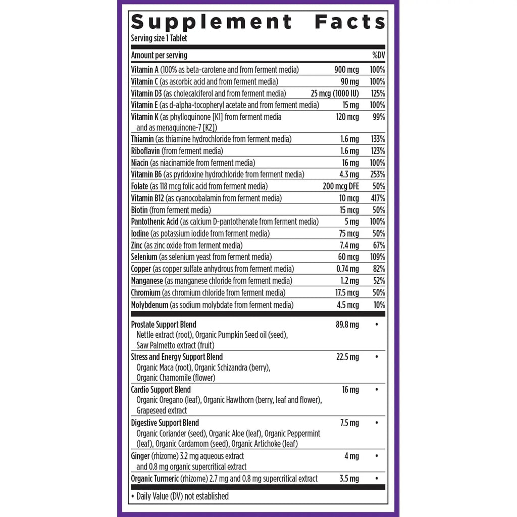 New Chapter Men’s Multivitamin 40+, Extra B6 & B12, D3, Vitamin C & Zinc, Immune, Heart, Cellular Energy, and Brain Health New Chapter Au supplements