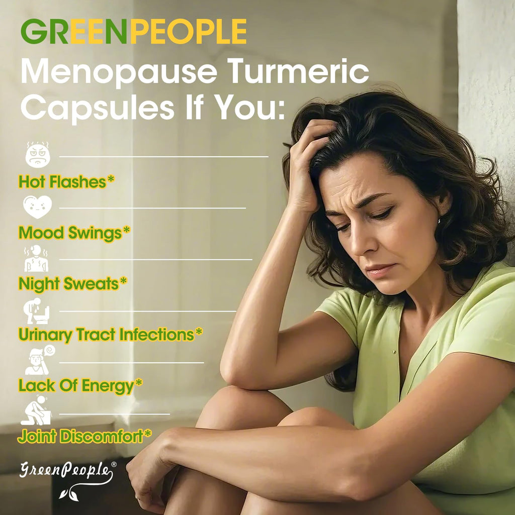 GREENPEOPLE Menopause Supplements for Women - Black Cohosh & Ashwagandha for Hot Flashes, Night Sweats, Mood Swings, Hormonal Balance Support,10 Billion CFU Probiotic - 120 Capsules Vegan Gluten-Free GREENPEOPLE Au supplements