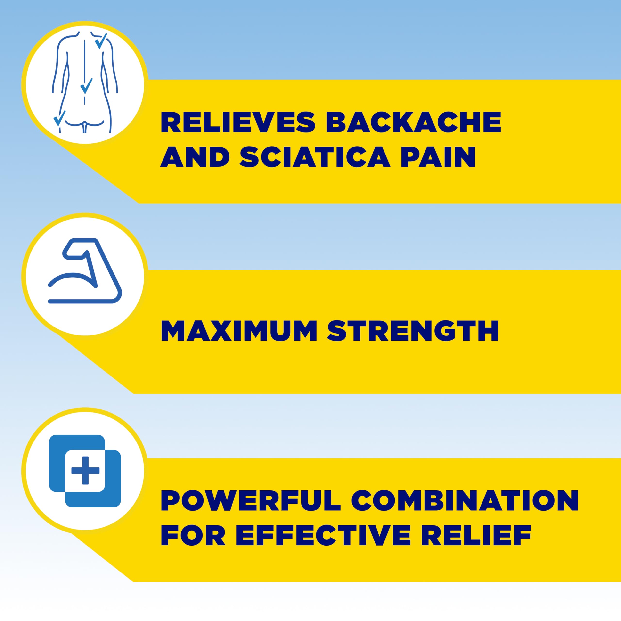Backaid Maximum Strength Aspirin-Free Pain Relief from Backache, Sciatica and Leg Pain, Powerful Combination, Long-Lasting 6 Hour Formula, 38 Count Backaid Au supplements