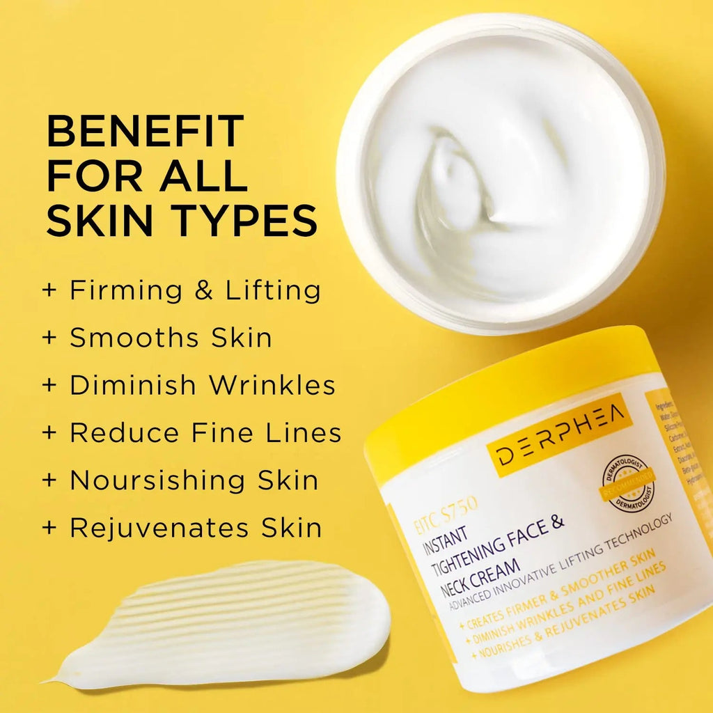 DERPHEA Neck Cream, Face Firming Cream, Face & Neck Cream, Advanced Skin Tightening DERPHEA Au supplements